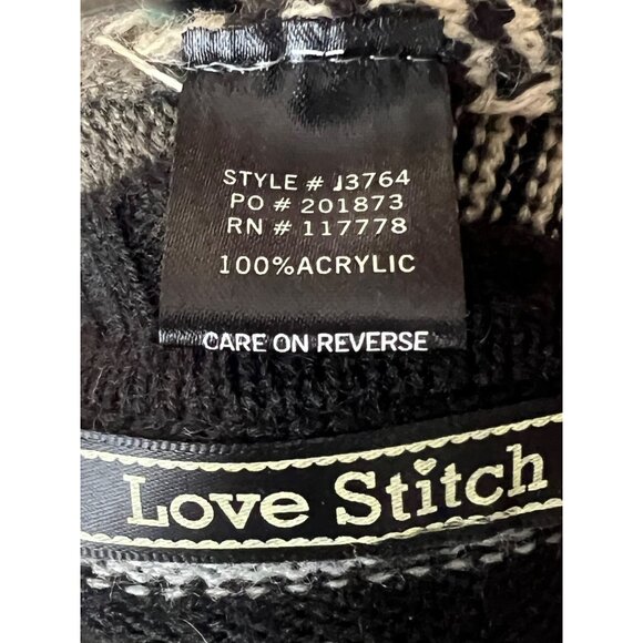 Love Stitch Long Geometric Striped Open Front Waterfall Cardigan Duster - Picture 16 of 16